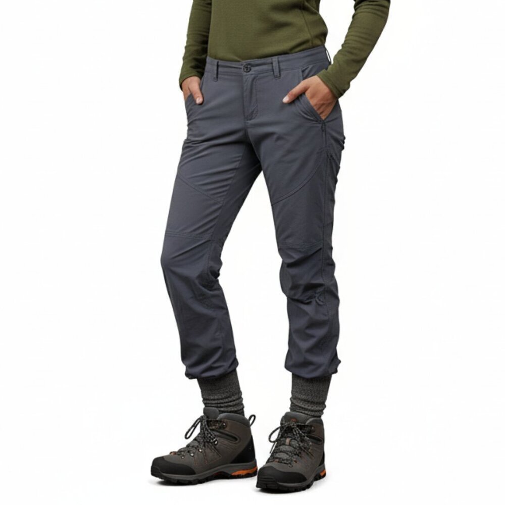 Kuhl Spire Roll Up Convertible Hiking Pant Gray Gorpcore UPF 50 8 NWT